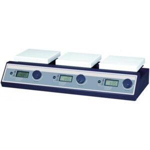 Magnetic stirrer with hotplate SMHS 3/6 places 350°C 1500rpm